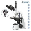 Euromex bScope 40X-1600X Trinocular Compound Microscope w/ 5MP USB 2 Digital Camera & E-plan Objectives BS1153-EPLA-5M